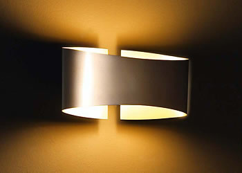 Holtkoetter 8532 STS Filia Series Large Halogen Wall Sconce Stainless Steel 
